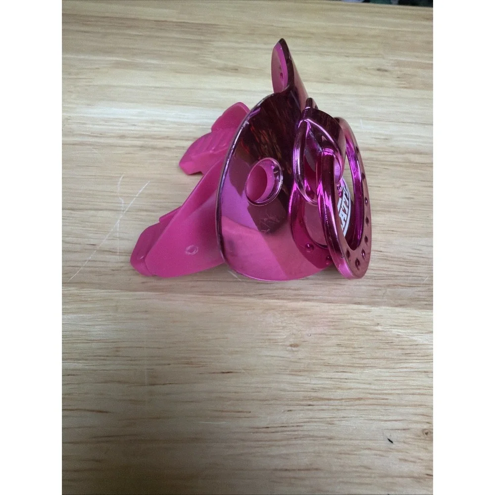 Battle Sports Binky Oxygen Lip Protector Mouthguard Reflective Chrome Pink‎